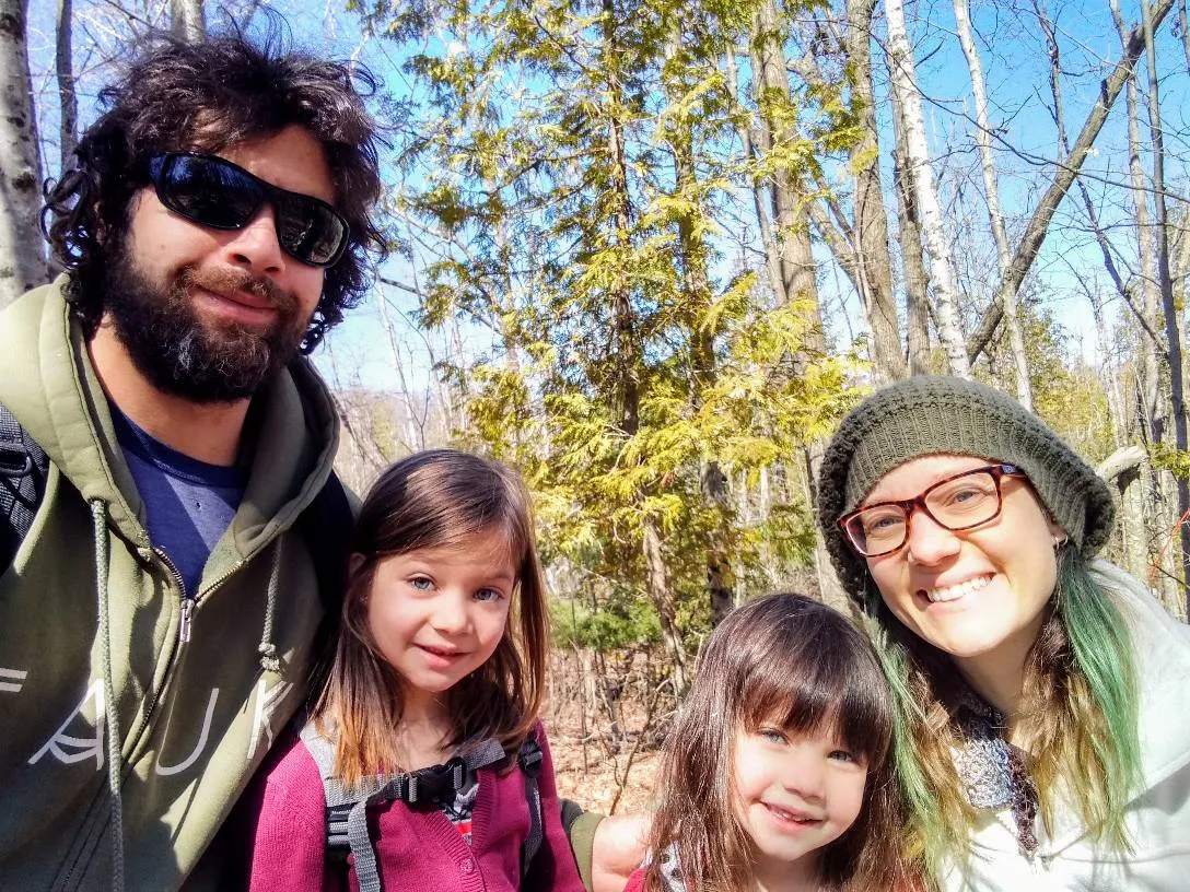 The family on the land